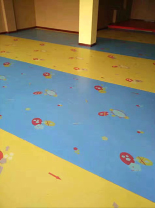 幼兒園卡通環保PVC地板